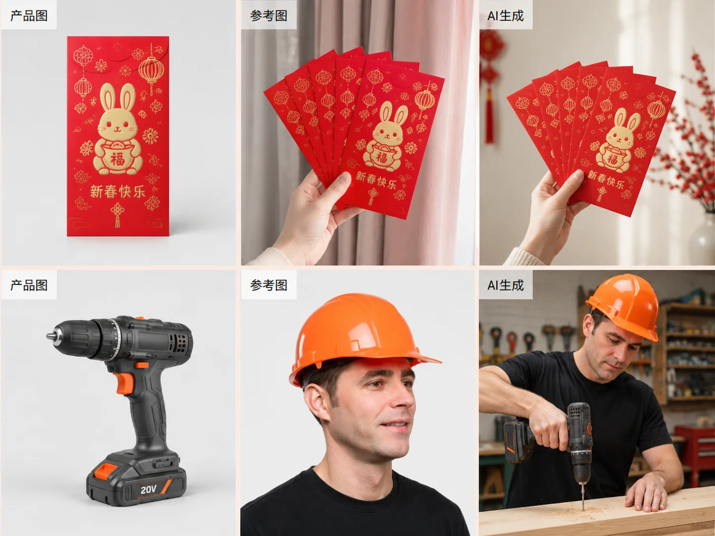 AI 模特手持产品